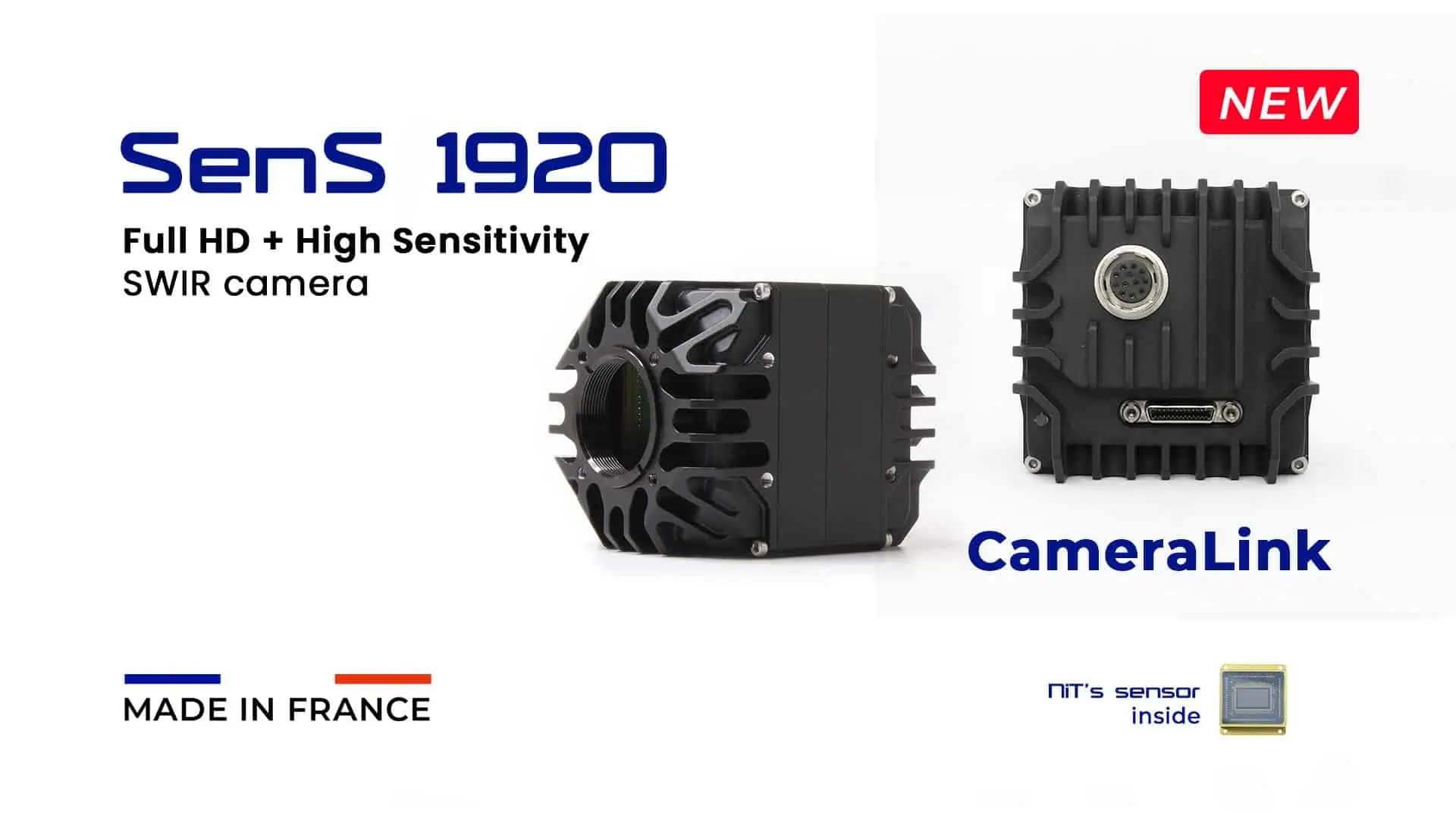 Now Available: SenS 1920 CameraLink – Full HD SWIR Imaging with High Performance